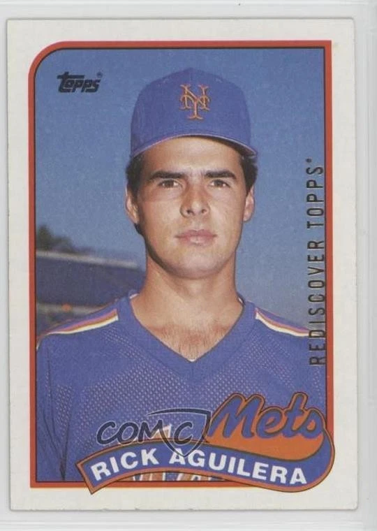 2017 Topps Rediscover Topps Buybacks Gold Rick Aguilera #1989-257 - Image 1 of 2