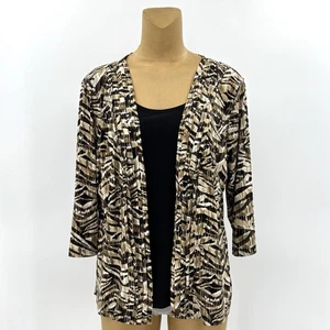 JM Collection 2X 22/24 Attached Open Jacket Tank Top Travelers Stretch Damen - Bild 1 von 13