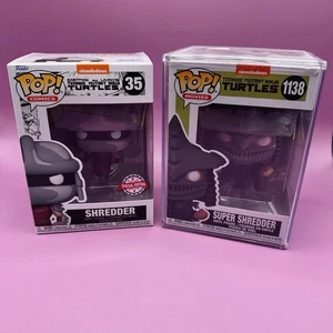 Lotto di 2 Funko Pop Teenage Mutant Ninja Turtles Super Shredder #1138 #35 TMNT - Foto 1 di 11