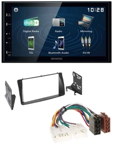 Kenwood 2DIN Bluetooth MP3 USB DAB Autoradio für Toyota Corolla E12U/E12J 2001-2 - Bild 1 von 7