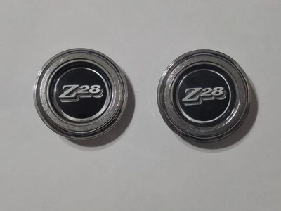 OER Interior Door Panel Emblem Set 1980-1981 Chevrolet Camaro Black Z28 Foto 1 de 3