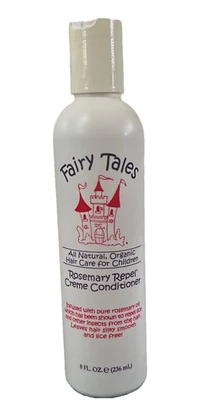 Fairy Tales Crema Repelente de Romero Acondicionador 8 OZ Fórmula Original Tapa Manchada Foto 1 de 2