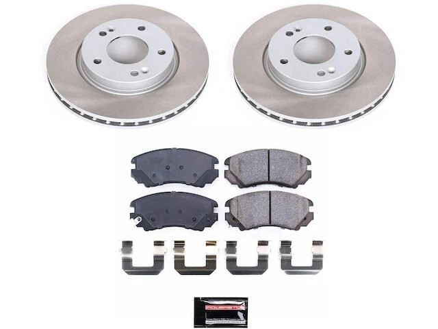 Kit de pastillas de freno delanteras y rotor 75MKBT23 para Hyundai Elantra 2007 2008 2009 2010 Foto 1 de 1