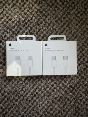GENUINE ORIGINAL for Apple iPhone 15 16 Charger Type C Cable FAST USB-C Lead 1M - Image 1 of 3
