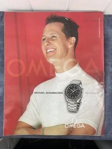 2005 OMEGA Speedmaster Limited Ed Michael Schumacher My Choice Print Ad - Picture 1 of 1