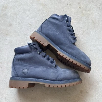 Timberland Botas Jóvenes/Niños Talla 13 Azul Marino Impermeable Bota de Invierno Foto 1 de 4