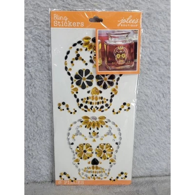 Jolee's Boutique Halloween Sugar Skull Bling Stickers Scrapbook Craft - Image 1 of 2