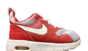 Nike Baby Shoe SZ 5C Air Max Tavas Toddler Red Gray Running Walking Athletic - Picture 1 of 7
