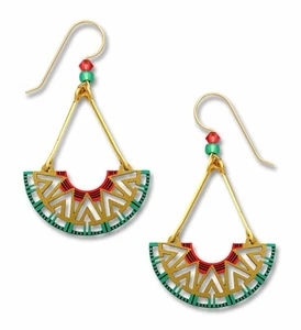 Adajio Geometric half circle earrings - Picture 1 of 1