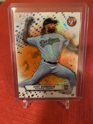 2023 Topps Pristine Orange Pristine Refractor #295 Tony Gonsolin /25 - Image 1 of 2