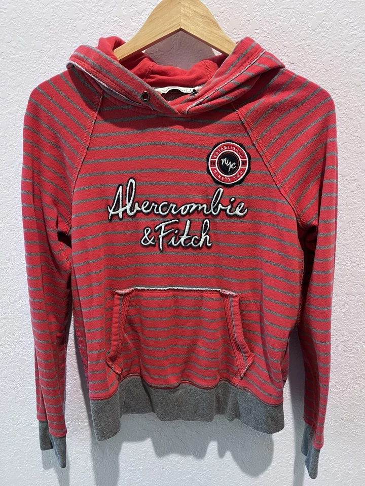 Sudadera con capucha vintage de Abercrombie & Fitch para mujer grande Y2K Pullover sudadera con capucha Foto 1 de 4