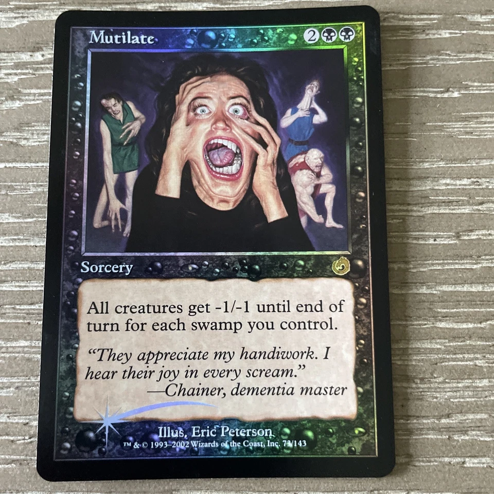 Mutilate FOIL Torment Black Rare NM MTG Magic: the Gathering - Image 1 of 2