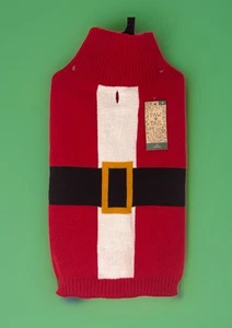 SUÉTER PAW & TAIL DOGGIE SANTA - MEDIANO - NUEVO CON ETIQUETAS - Imagen 1 de 2