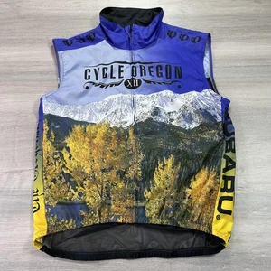 Pearl Izumi Fahrradweste Herren Large Cycle Oregon XII Subaru Mesh Made USA 90s - Bild 1 von 10