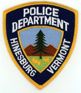 VERMONT VT HINESBURG POLICE NICE SHOULDER PATCH SHERIFF - Picture 1 of 1