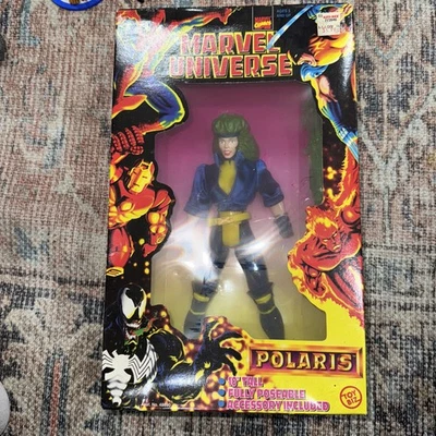 Figura ToyBiz Universo Marvel Edición Deluxe Polaris X-Men 10 pulgadas 1997 M1 Foto 1 de 2
