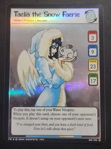 Neopets TCG - Taelia the Snow Faerie 26/150- UR FOIL - Hannah Ice Caves 2004 NM - Picture 1 of 11
