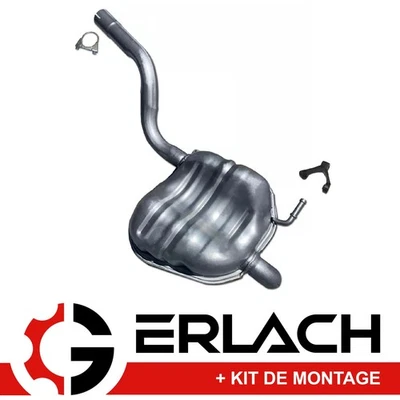 Silencieux arriere pour Vw Golf V VI Jetta III 9118 - Photo 1/2