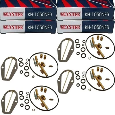 4x Vergaser Reparatursatz für Honda CB 500 K Four CB500 1971-1977 Keyster 4 Kits - Bild 1 von 4