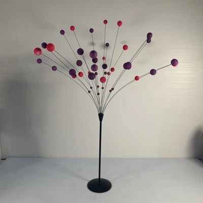 De colección Laurids Lonborg 1960 bola atómica cinética móvil escultura MCM azul verde 18" Foto 1 de 4