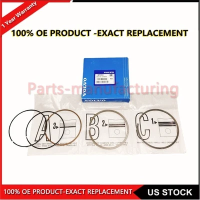 For Volvo S40 S60 S80 C30 C70 XC90 2.4 2.5 L5 B5244S B5254T Piston Rings Set STD Foto 1 de 4