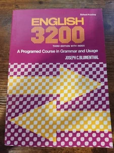 ENGLISCH 3200 von Joseph C. Blumenthal akzeptabel - Bild 1 von 2