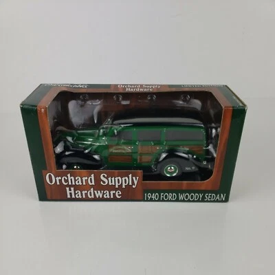 ERTL Collectible Die-Cast 1/25 Scale 1940 Ford Woody Sedan Orchard Supply NEW - Image 1 of 4