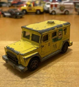 Vintage Majorette No 204 Bank Security France Rare Green Lettering Original Old - Picture 1 of 7