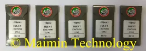 50 AGHI PER MACCHINA DA CUCIRE CASA 80/12 ORGANO AFFILATO GAMBO PIATTO 15X1 HAX1 130/705 - Foto 1 di 2
