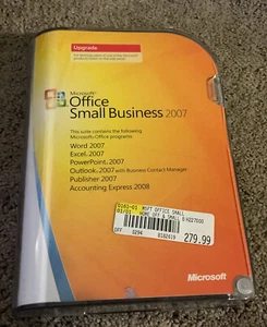 Microsoft Office Small Business 2007 Upgrade CD Disc Product Key Manual Free Shi - Picture 1 of 4