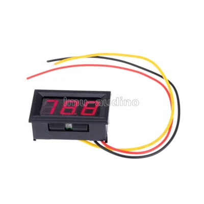 Red LED Panel Meter Mini Digital Voltmeter DC 0V To 99.9V - Bild 1 von 4