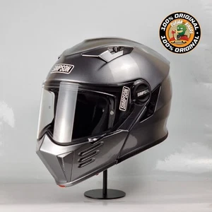 Simpson Helmet Darksome Mod Bandit (Gunmetal) - Picture 1 of 9