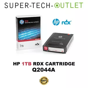 HP HPE 1TB RDX Removable Disk Cartridge Blank Backup Tape Q2044A | DELL RD1000 - Photo 1/1