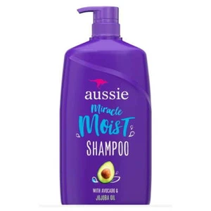 Aussie Miracle Moist Shampoo with Avocado, Paraben Free, for All Hair Types 26.2 - Picture 1 of 4