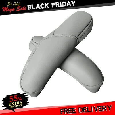 Fits For Honda CR-V CRV 10-11 Leather Front Seat Armrest Replacement Cover grey - Image 1 of 4