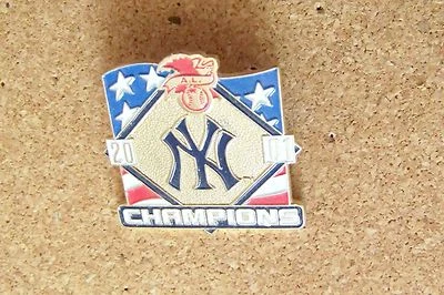 2001 American League Champions lapel pin NY N.Y. New York Yankees A.L - Image 1 of 2