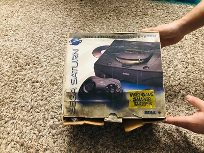 SEGA Saturn Console Model 2 CIB Complete Good Condition Tested - Image 1 of 4