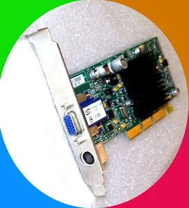 RETRO WINDOWS XP Dell ATI Radeon 7500 32MB 128-Bit AGP VGA Video Card - Picture 1 of 6