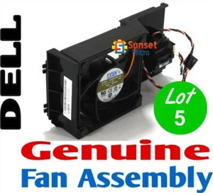 Lot 5 Dell Optiplex GX520, GX620 DT Fan w/ Speaker M6792, U7581, X837C, 0D9901 - Picture 1 of 3