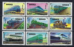 Züge Mongolei 1997 (79) Yvert Nr. 2132 bis 2140 postfrisch ** Luxus postfrisch - Bild 1 von 1