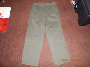 CHEROKEE BRAND MEN'S DRESS PANTS SLACKS TROUSERS WORK SIZE 34/32 PLEATED - Picture 1 of 6