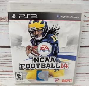 NCAA Football 14 PS3 PlayStation 3 completo CIB con manuale - Foto 1 di 14