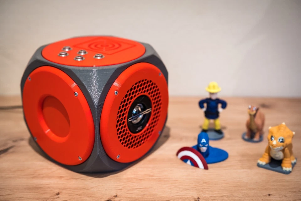 Gehäuse für MuPiBox Phoniebox Musikbox für 10cm Lautsprecher Raspberry WLAN RFID - Bild 1 von 4