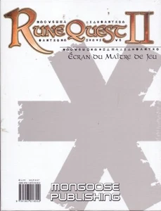 JDR RPG JEU DE ROLE / MONGOOSE RUNEQUEST II ECRAN DU MAITRE DE JEU FRANCAIS - Imagen 1 de 1