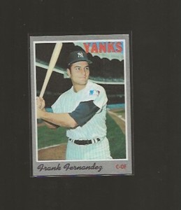 1970 TOPPS FRANK FERNANDEZ #82 EX+-NRMT HIGH GRADE