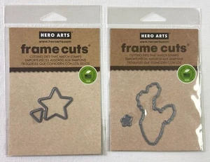 Hero Arts Dies Mixed Lot "Joy to the World" DI150 and "Cactus and Flower" DI113 - Picture 1 of 1