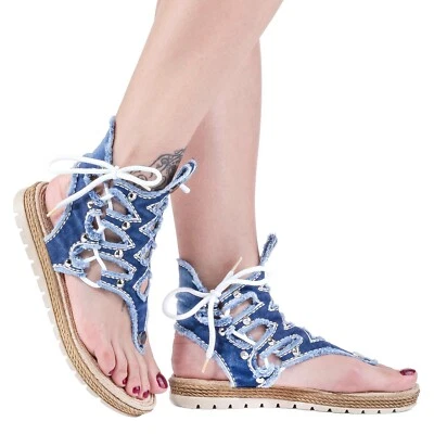 Sandals Jeans Shoes ,Women's Sports Shoes / Sandals Boots / Valentine's Gift' - Image 1 of 4