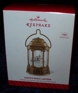 2014 Hallmark SANTA'S Magic LANTERN Light & Sound MAGIC Keepsake Ornament - Picture 1 of 5