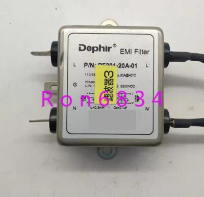 1pc used EMI FILTER Filter DEPHIR DF201-20A-01 - Image 1 of 2