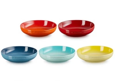 Le Creuset Leger Piatto Rotondo 20 cm Arcobaleno Set Gres 5 Pezzi - Immagine 1 di 4